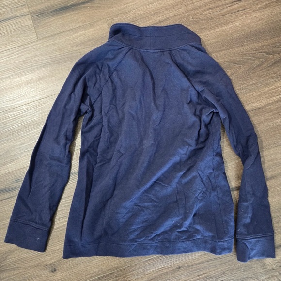 Lilly Pulitzer Navy Popover Pullover Sweatshirt - Picture 4 of 4